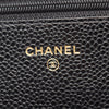 Chanel CC Quilted Caviar Wallet on Chain Secondhand