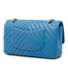 Chanel Medium Classic Chevron Caviar Double Flap Secondhand