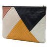 Secondhand Chanel Large Quilted Lambskin Colorblock O Case