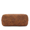 Bottega Veneta Limited Edition Metallic Lambskin Intreccio Cabat Tote Secondhand