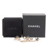 Chanel Gold Plated I Heart CC Coco Strass Ear Cuff Earrings Secondhand