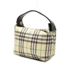 Burberry Mini House Check Canvas Handbag Secondhand