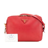 Secondhand Prada Saffiano Double Zip Crossbody