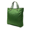 Prada Saffiano Trimmed Tessuto Logo Plate Convertible Tote Secondhand