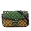 Gucci Medium GG Marmont Multicolor Matelasse Diagonal GG Canvas Shoulder Bag Secondhand