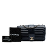 Chanel CC Horizontal Quilted Lambskin Double Flap Secondhand