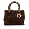 Dior Medium Suede Cannage Lady Dior Secondhand