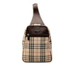 Burberry House Check Canvas Sling Backpack Secondhand