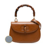 Gucci Small Grained Calfskin Bamboo Top Handle Bag Secondhand