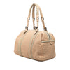 Bottega Veneta Intrecciato Trimmed Pebbled Lambskin Top Handle Bag Secondhand