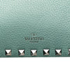 Secondhand Valentino Pebbled Calfskin Rockstud Wallet On Chain