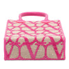 Secondhand Valentino Leather Trimmed Toile Iconographe Satchel