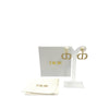 Dior Gold Plated Faux Pearl Tribales Push Back Earrings Secondhand