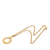 Secondhand Chanel CC Gold Plated Magnifying Glass Pendant Necklace