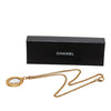 Secondhand Chanel CC Gold Plated Magnifying Glass Pendant Necklace