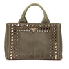 Prada Small Canvas Canapa Bijoux Satchel Secondhand