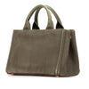Prada Small Canvas Canapa Bijoux Satchel Secondhand