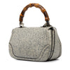 Gucci Medium Speckled Calfskin New Bamboo Top Handle Bag Secondhand