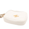 Chanel CC Quilted Lambskin Diamond Clutch with Chain Secondhand