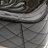 Chanel Quilted Patent Logo Chain Vanity Case Secondhand