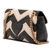 Gucci Medium GG Marmont Bicolor Matelasse Leather Shoulder Bag Secondhand