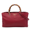 Gucci Medium Calfskin Bamboo Shopper Satchel Secondhand