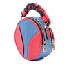 Chloé Mini Denim and Calfskin Daria Round Satchel Secondhand