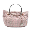Chanel Tweed Boucle Knitting Top Handle Bag Secondhand