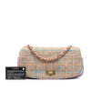 Chanel Chocolate Bar Tweed Mademoiselle Turnlock Flap Secondhand