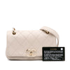 Chanel Medium Lambskin Twist Chain Enamel CC Flap Secondhand