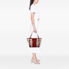 Burberry Small Haymarket Check Coated Canvas Suede Panel Canterbury Tote Secondhand
