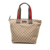 Gucci GG Canvas Web Tote Secondhand