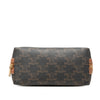 Celine Triomphe Coated Canvas Clutch On Chain Secondhand