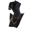 Louis Vuitton Gold Plated Crystal Gamble Drop Earrings And Necklace Set Secondhand