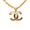 Secondhand Chanel CC Gold Plated Pendant Necklace
