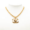 Secondhand Chanel CC Gold Plated Pendant Necklace