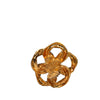 Chanel Gold Plated Chain Link Clip On Earrings Secondhand