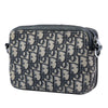 Secondhand Dior Oblique Canvas Zipped Pouch with Strap
