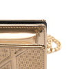 Dior Metallic Patent Microcannage Diorama Wallet on Chain Secondhand