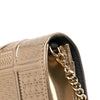 Dior Metallic Patent Microcannage Diorama Wallet on Chain Secondhand