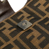Fendi Zucca Canvas Shoulder Bag Secondhand