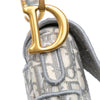 Secondhand Dior Oblique Embroidered Canvas Saddle Bag