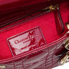 Dior Mini Patent Cannage Lady Dior Secondhand