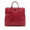 Prada Saffiano Lux Double Handle Shopping Tote Secondhand