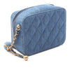 Chanel Quilted Denim Pearl Crush Camera Bag Secondhand