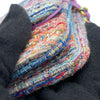 Chanel CC Quilted Tweed Rainbow Hardware Wallet on Chain Secondhand
