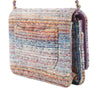 Chanel CC Quilted Tweed Rainbow Hardware Wallet on Chain Secondhand