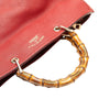 Gucci Large Calfskin Bamboo Shopper Sachel Secondhand