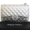 Chanel Jumbo Classic Metallic Lambskin Single Flap Secondhand