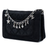 Chanel Quilted Suede Cocostellar Wallet on Chain Secondhand